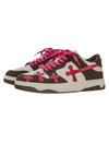 REBELSTRIDE™ | PINK CROSS SNEAKERS