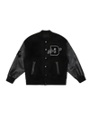 REBELSTRIDE™ | BLACK DONT COWER COLLEGE JACKET