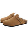 AVORIO™ | BROWN RIVIERA SLIP-ON SANDALS