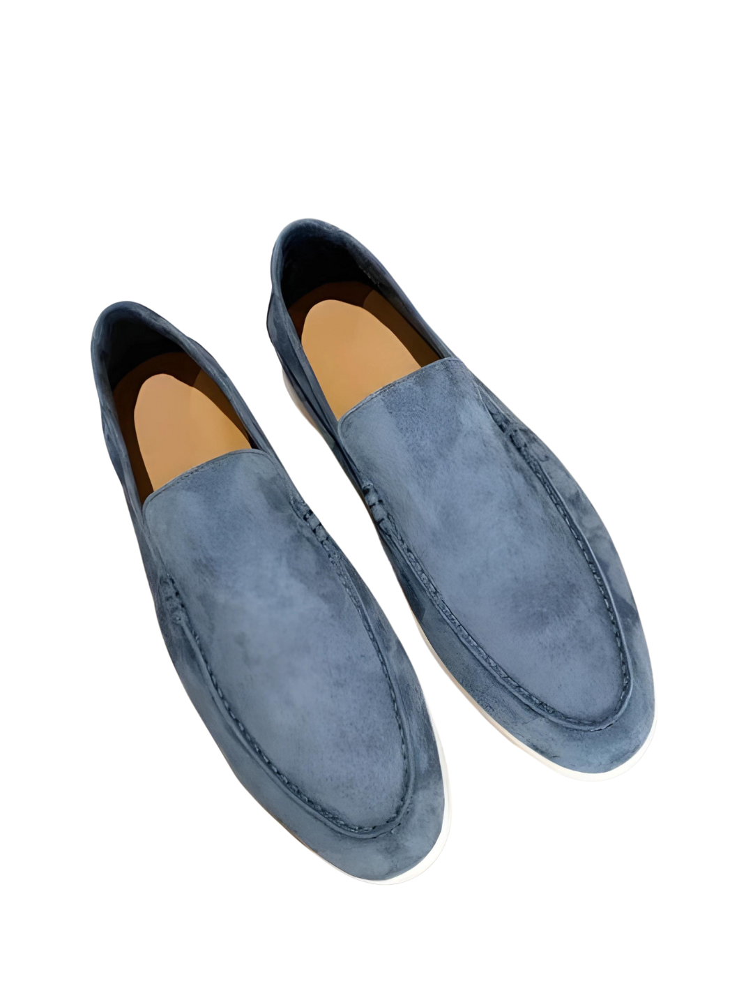 AVORIO™ | SKY BLUE SUEDE LOAFERS V2