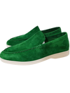 AVORIO™ | GREEN SUEDE LOAFERS V2