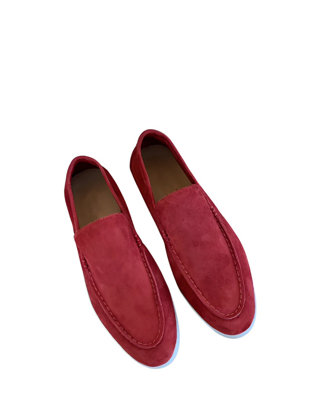 AVORIO™ | RED SUEDE LOAFERS V2