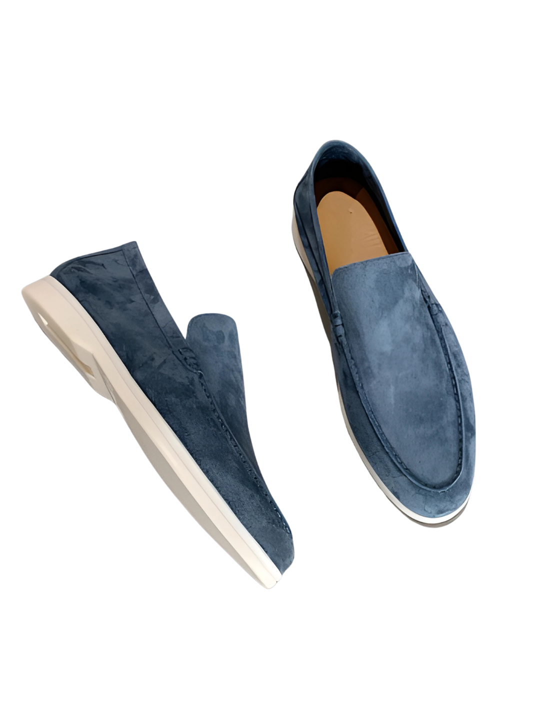 AVORIO™ | SKY BLUE SUEDE LOAFERS V2