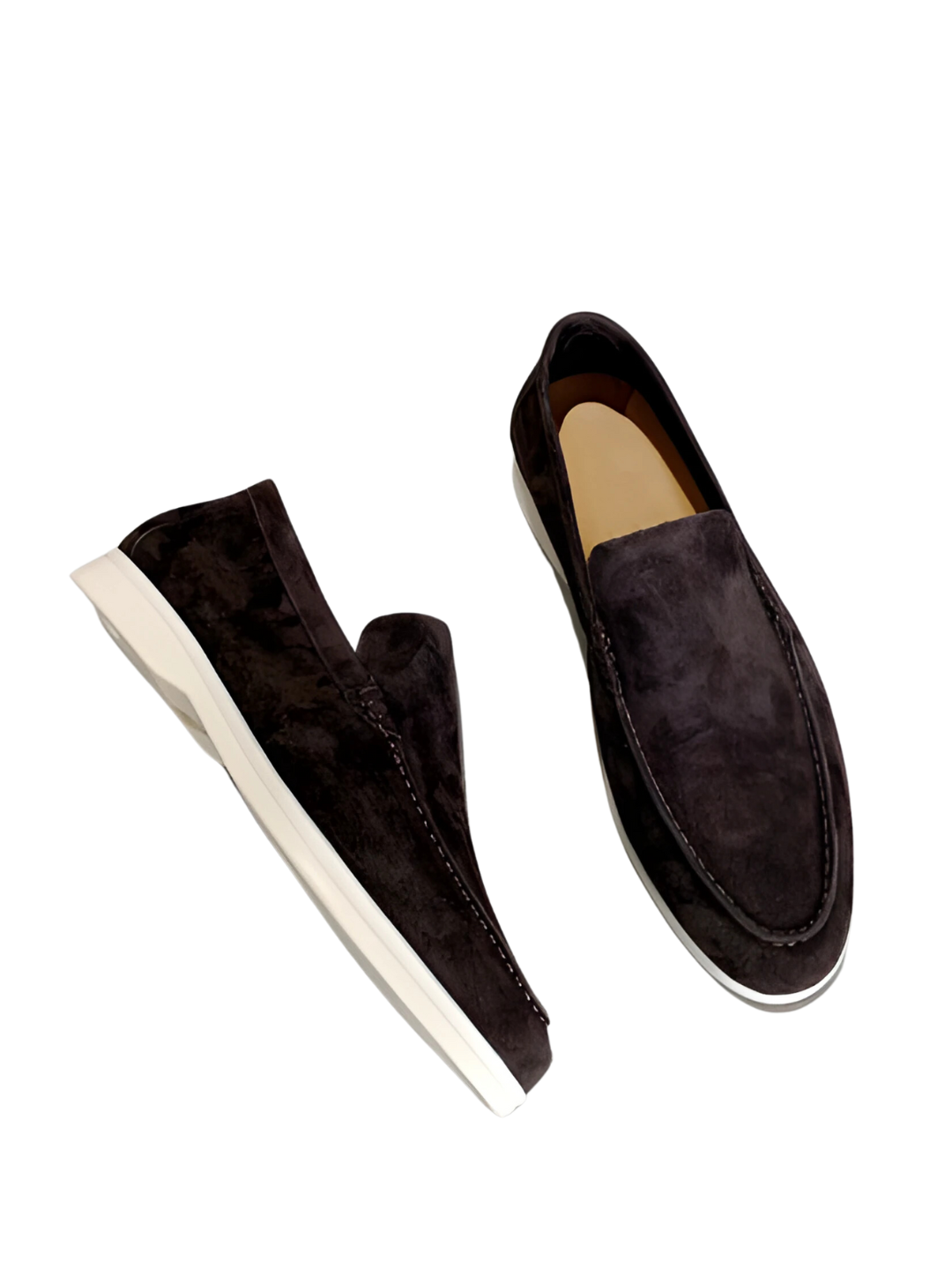 AVORIO™ | CHOCOLATE SUEDE LOAFERS V2