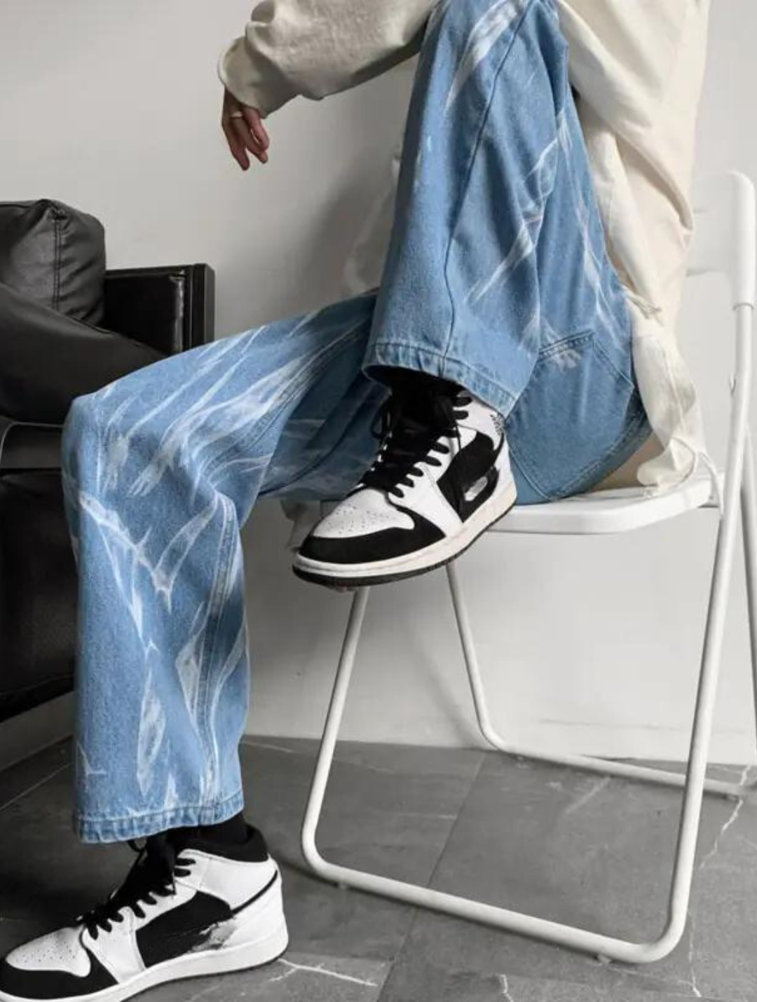 REBELSTRIDE™ | BLUE TIE-DYE JEANS