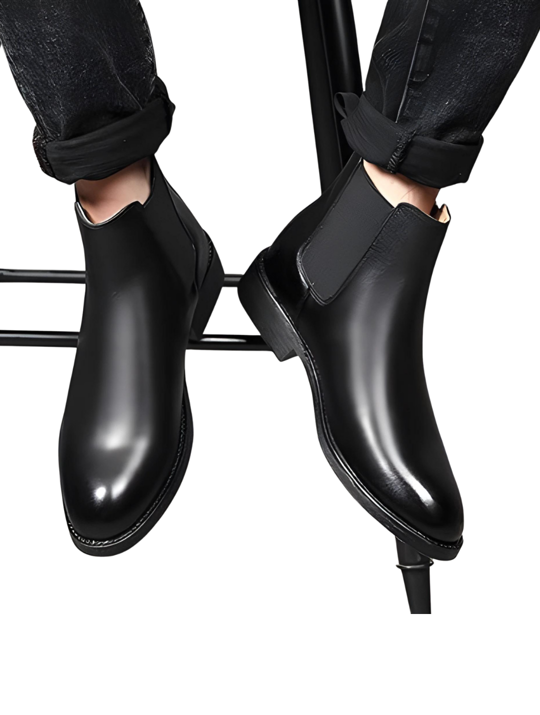 AVORIO™ | BLACK CHELSEA BOOTS