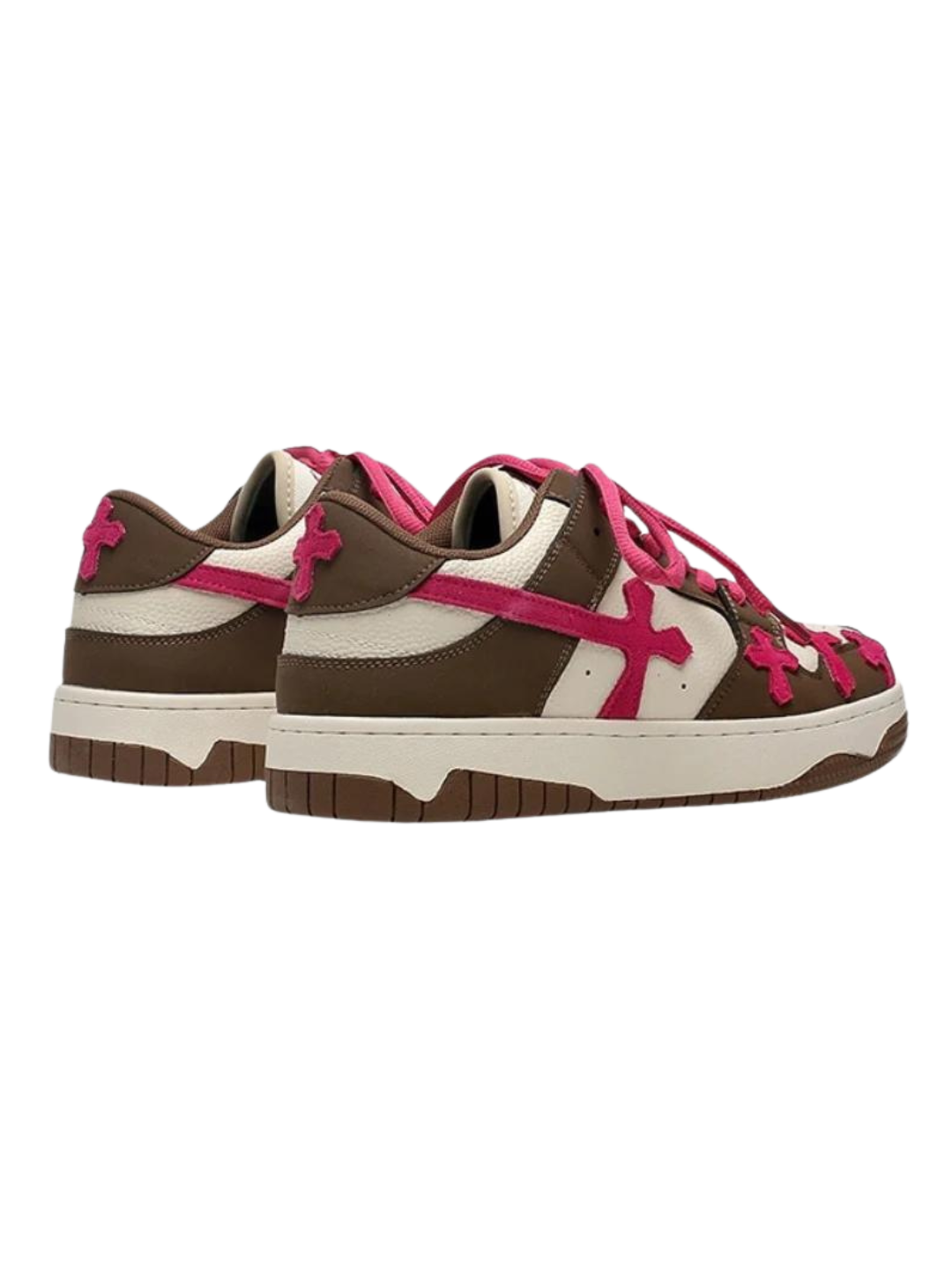 REBELSTRIDE™ | PINK CROSS SNEAKERS